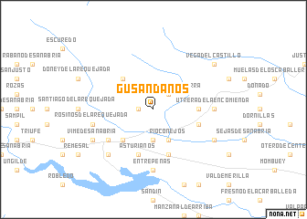 map of Gusándanos