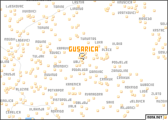 map of Gusarica