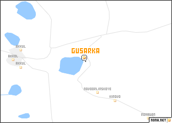 map of Gusarka