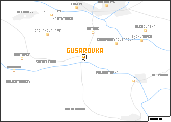 map of Gusarovka