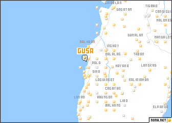 map of Gusa