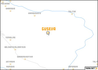 map of Guseva
