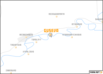 map of Guseva