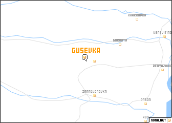 map of Gusevka