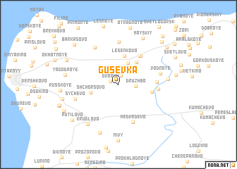 map of Gusevka