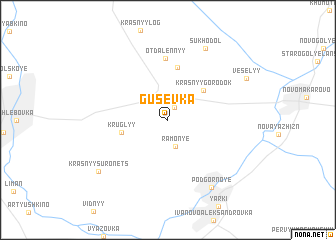 map of Gusevka