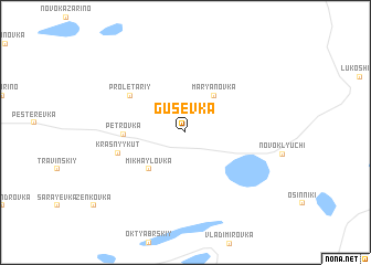 map of Gusevka