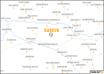 map of Gusevo