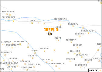 map of Gusevo