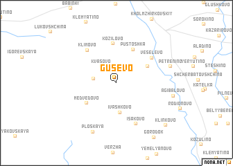 map of Gusevo