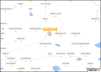 map of Gusevo