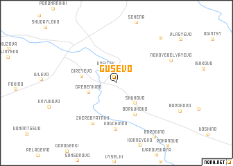 map of Gusevo