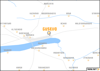map of Gusevo