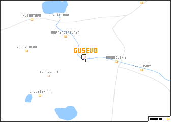 map of Gusevo