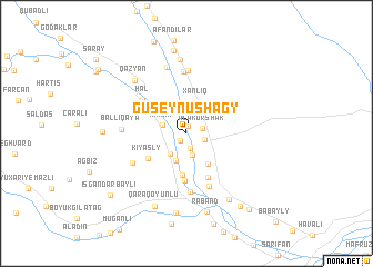 map of Guseynushagy