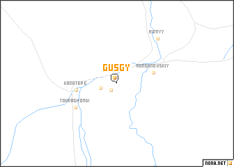 map of Guşgy