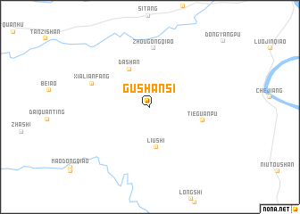 map of Gushansi