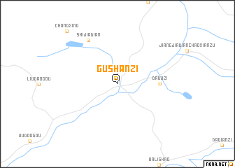 map of Gushanzi