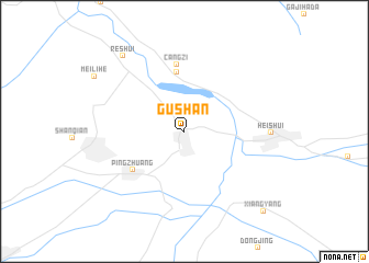 map of Gushan