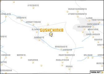 map of Gushchinka