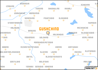 map of Gushchino