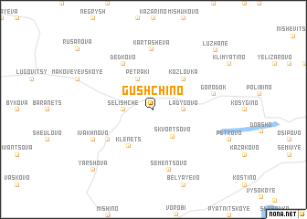 map of Gushchino