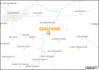 map of Gushchino