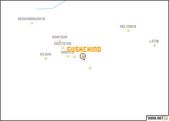 map of Gushchino