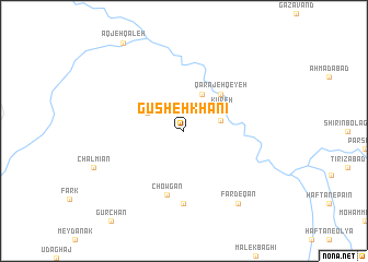 map of Gūsheh Khānī