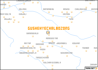 map of Gūsheh-ye Chāl Bozorg