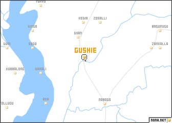 map of Gushie