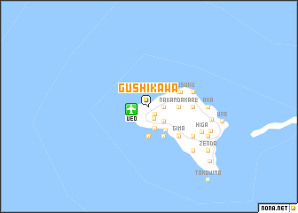 map of Gushikawa