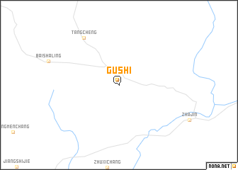 map of Gushi