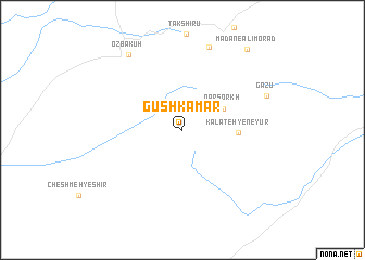 map of Gūsh Kamar