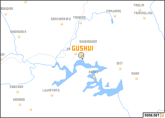 map of Gushui