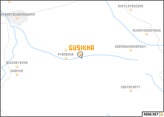 map of Gusikha