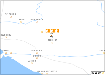 map of Gusina