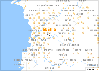 map of Gusing