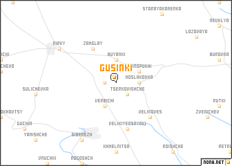 map of Gusinki