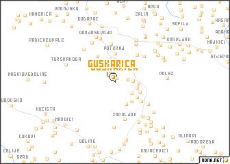 map of Guskarica