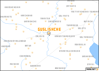 map of Guslishche