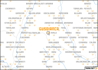 map of Guşoianca