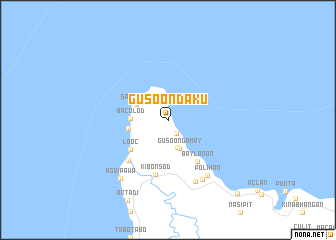 map of Gusoon Daku