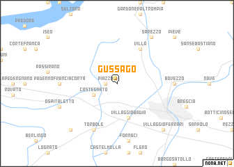 map of Gussago