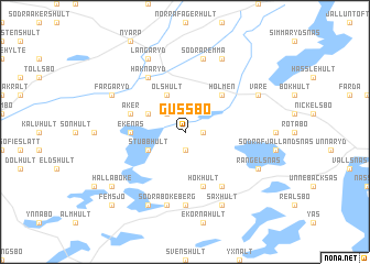 map of Gussbo