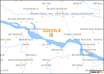 map of Gussola