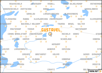 map of Gustävel