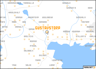 map of Gustavstorp