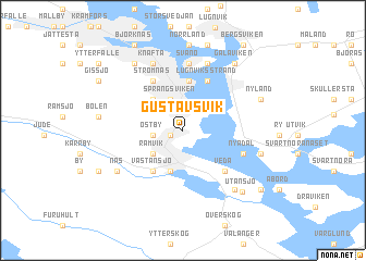 map of Gustavsvik