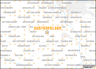 map of Gustenfelden